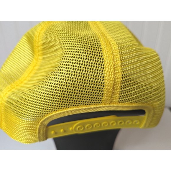 Vintage‎ Stroh's Beer Yellow Snapback Mesh Cap Hat Brewery  Trucker Cap Alcohol - Picture 4 of 5